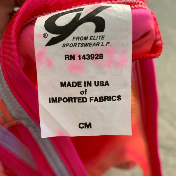 EUC GK Simone Biles limited edition gymnastics leotard Child Medium - Picture 4 of 4